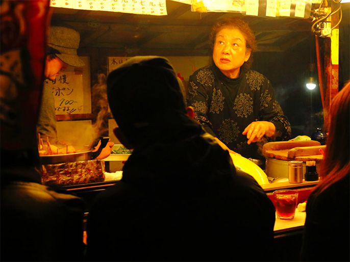 Street food stalls